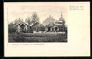 Seller image for Ansichtskarte Jungborn i. Harz, Speisesaal des Jungborn mit Gesellschaftsslen for sale by Bartko-Reher