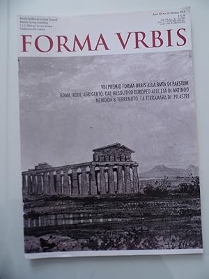 Seller image for FORMA URBIS Anno XIX n. 10 Ottobre 2014 Rivista Fondata da Luciano Pasquali for sale by Historia, Regnum et Nobilia