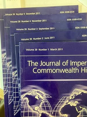The Journal of Imperial and Commonwealth History. Volume 39, 2011. Complete.