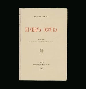 Minerva oscura. Prolegomeni: la costruzione morale del poema di Dante