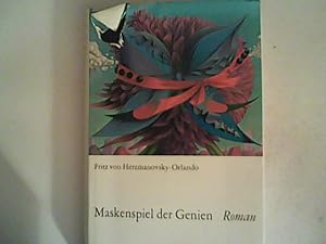 Imagen del vendedor de Maskenspiel der Genien. Roman. a la venta por ANTIQUARIAT FRDEBUCH Inh.Michael Simon