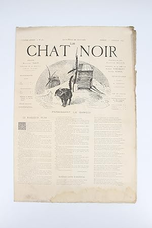 Le Chat noir N°260 de la sixième année du samedi 1er Janvier 1887