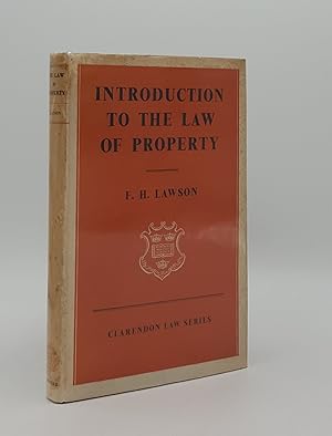 Seller image for INTRODUCTION TO THE LAW OF PROPERTY (Clarendon Law Series) for sale by Rothwell & Dunworth (ABA, ILAB)