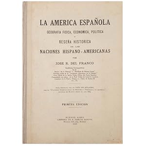 Bild des Verkufers fr LA AMRICA ESPAOLA. Geografa fsica, econmica, poltica y resea histrica de las naciones Hispano-Americanas zum Verkauf von LIBRERIA CLIO