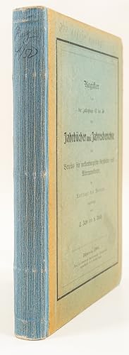Register über die Jahrgänge 41 bis 50 der Jahrbücher und Jahresberichte des Vereins für meklenbur...