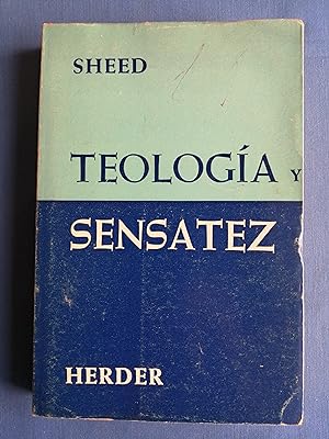 Immagine del venditore per Teologa y sensatez venduto da Perolibros S.L.