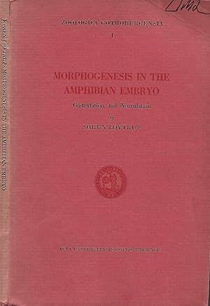 Seller image for Morphogenesis in the amphibian embryo for sale by Biblioteca di Babele