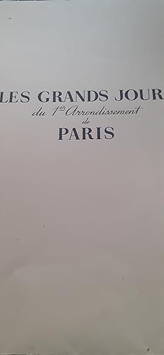 les grands jours du 1er arrondissement de PARIS