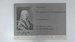 Seller image for Fur Angehende Telemannfreunde. Music for 2 Soprano Recorders. for sale by Goldstone Rare Books