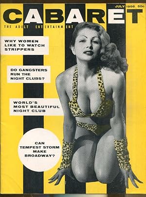 Seller image for CABARET: The Adult Entertainment Magazine-July, 1956 for sale by Dearly Departed Books
