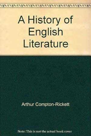 Bild des Verkufers fr A History of English Literature zum Verkauf von WeBuyBooks