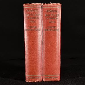 Bild des Verkufers fr Samuel Butler: Author of Erewhon (1835-1902), A Memoir zum Verkauf von Rooke Books PBFA