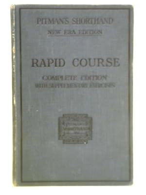 Seller image for Pitman's Shorthand Rapid Course for sale by World of Rare Books