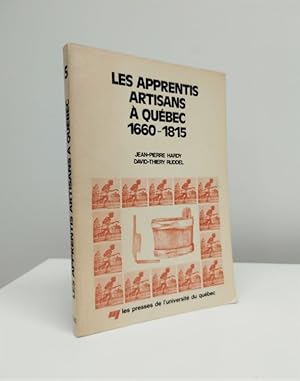 Seller image for Les apprentis artisans  Qubec, 1660-1815 for sale by Jean-Claude Veilleux, Libraire