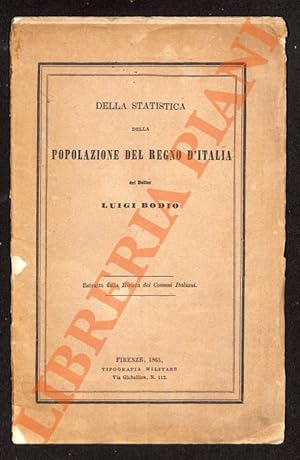 Della statistica della popolazione del Regno d'Italia.