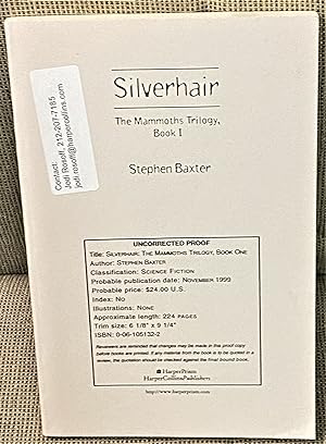 Bild des Verkufers fr Silverhair, The Mammoths Trilogy, Book 1 zum Verkauf von My Book Heaven