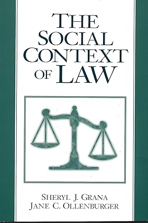 Seller image for The Social Context of Law for sale by Warren Hahn