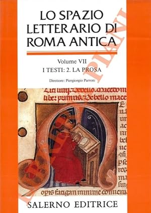 Immagine del venditore per Lo spazio letterario di Roma antica. + Introduzione alla filologia latina. venduto da Libreria Piani