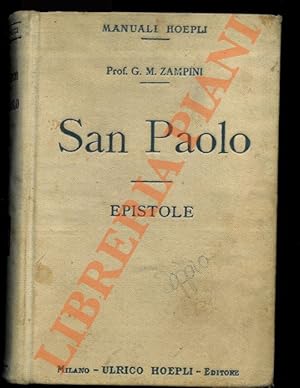 San Paolo. Epistole.