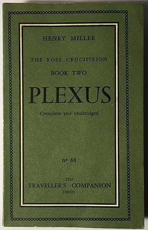 Bild des Verkufers fr Plexus (The Rosy Crucifixion, Book Two) (Traveller's Companion Series, No. 68) zum Verkauf von Redux Books