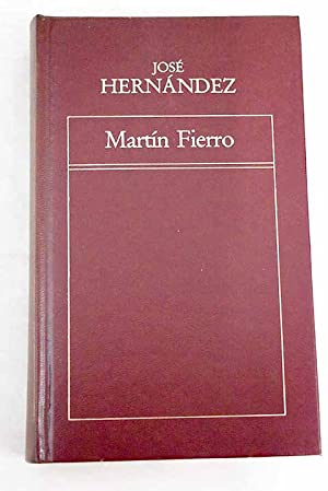 Imagen del vendedor de Martn Fierro a la venta por Libros Tobal