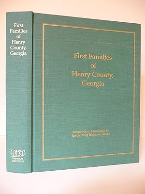 Seller image for First families of Henry County, Georgia for sale by ARABESQUE BOOKS
