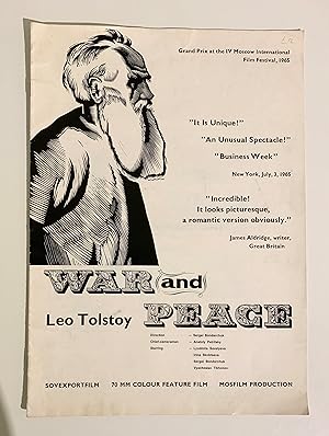 War and Peace. Film Pressbook.
