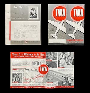 1936 Airline Schedule for TWA : The Lindbergh Line