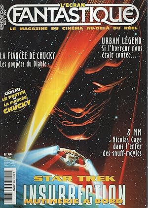 Bild des Verkufers fr L'cran Fantastique n 183 Mars 1999 zum Verkauf von PRISCA