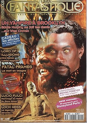 Imagen del vendedor de L'cran Fantastique n 149 Mai 1996 a la venta por PRISCA