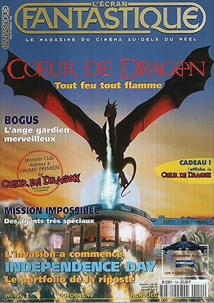 Bild des Verkufers fr L'cran Fantastique n 154 Octobre 1996 zum Verkauf von PRISCA