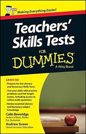 Bild des Verkufers fr Teacher's Skills Tests For Dummies zum Verkauf von WeBuyBooks