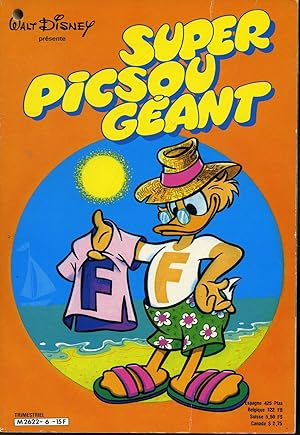 Super Picsou Géant #6 Août 1984