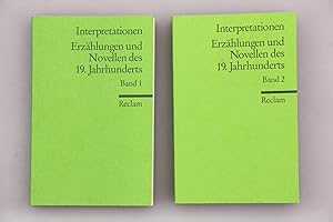 Imagen del vendedor de ERZHLUNGEN UND NOVELLEN ES 19. JAHRHUNDERTS. a la venta por INFINIBU KG