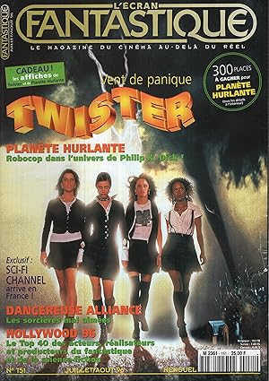 Imagen del vendedor de L'cran Fantastique n 151 Juillet 1996 a la venta por PRISCA