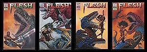 Seller image for Flesh Comic Set 1-2-3-4 Lot Fleetway Quality Cyborg Dinosaurs Carl Critchlow Art for sale by CollectibleEntertainment