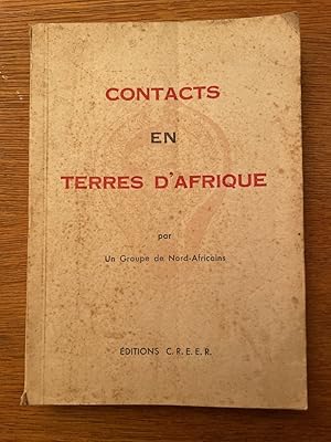 Bild des Verkufers fr Contacts en terre d'Afrique zum Verkauf von Librairie des Possibles