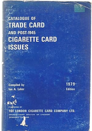 Catalogue of Trade Card and post 1945 Cigarette Card Issues