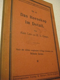 Seller image for Das Horoskop im Detail Alon Leo s Astrologische Lehrbcher for sale by Alte Bcherwelt