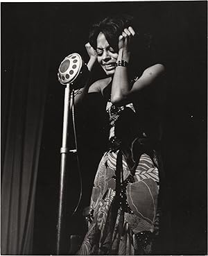Bild des Verkufers fr Lady Sings the Blues (Three original photographs from the 1972 film) zum Verkauf von Royal Books, Inc., ABAA