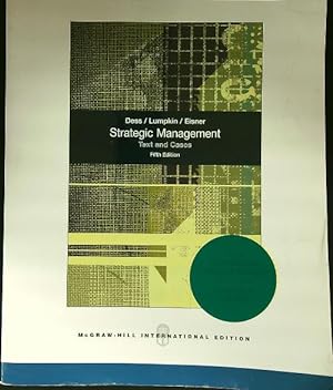 Bild des Verkufers fr Strategic management. Text and cases zum Verkauf von Librodifaccia