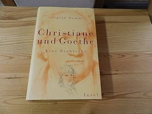 Imagen del vendedor de Christiane und Goethe : eine Recherche. a la venta por Versandantiquariat Schfer