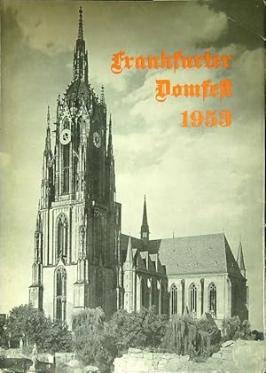 Imagen del vendedor de Frankfurter Domfest 1953 a la venta por Librodifaccia