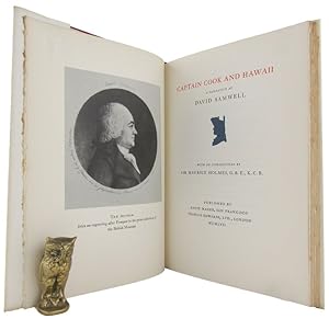 Seller image for CAPTAIN COOK AND HAWAII. A narrative for sale by Kay Craddock - Antiquarian Bookseller