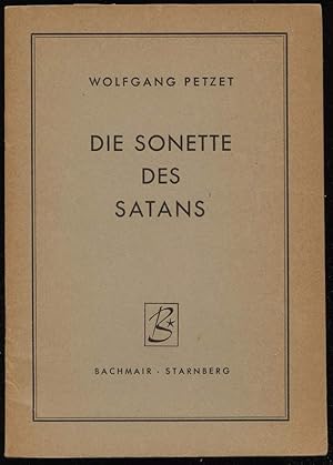 Seller image for Die Sonette des Satans. for sale by Antiquariat Dennis R. Plummer