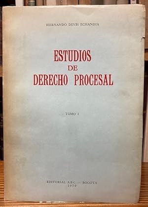 Seller image for ESTUDIOS DE DERECHO PROCESAL. Tomo I for sale by Fbula Libros (Librera Jimnez-Bravo)
