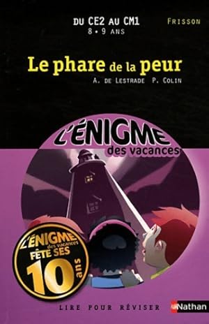 Bild des Verkufers fr Cahier de vacances - ?nigmes vacances le phare de la peur - Pierre Colin zum Verkauf von Book Hmisphres