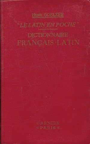 Seller image for Le latin en poche - Henri Goelzer for sale by Book Hmisphres