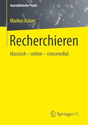 Seller image for Recherchieren for sale by Rheinberg-Buch Andreas Meier eK