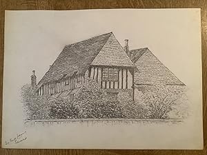 The Kings Lodging, Sandwich. - Original drawing - CHS